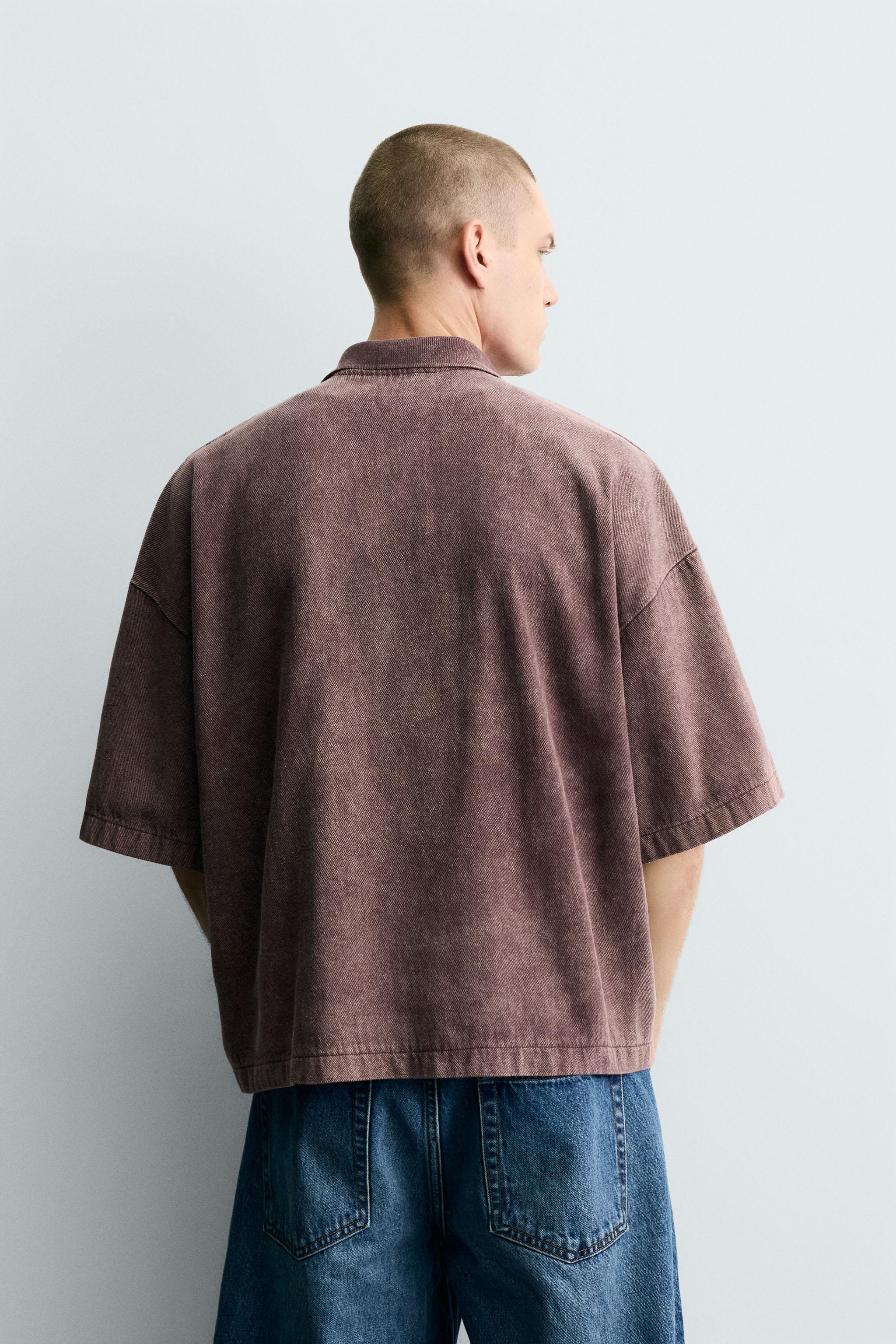 POLO DÉLAVÉ STRUCTURÉ